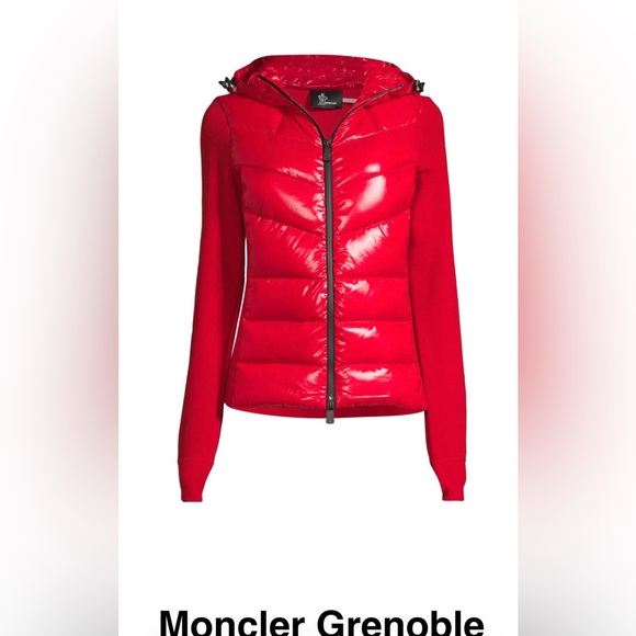Moncler Grenoble Technical Hooded Nylon Fleece Zip Jacket in XL - Picture 1 of 11